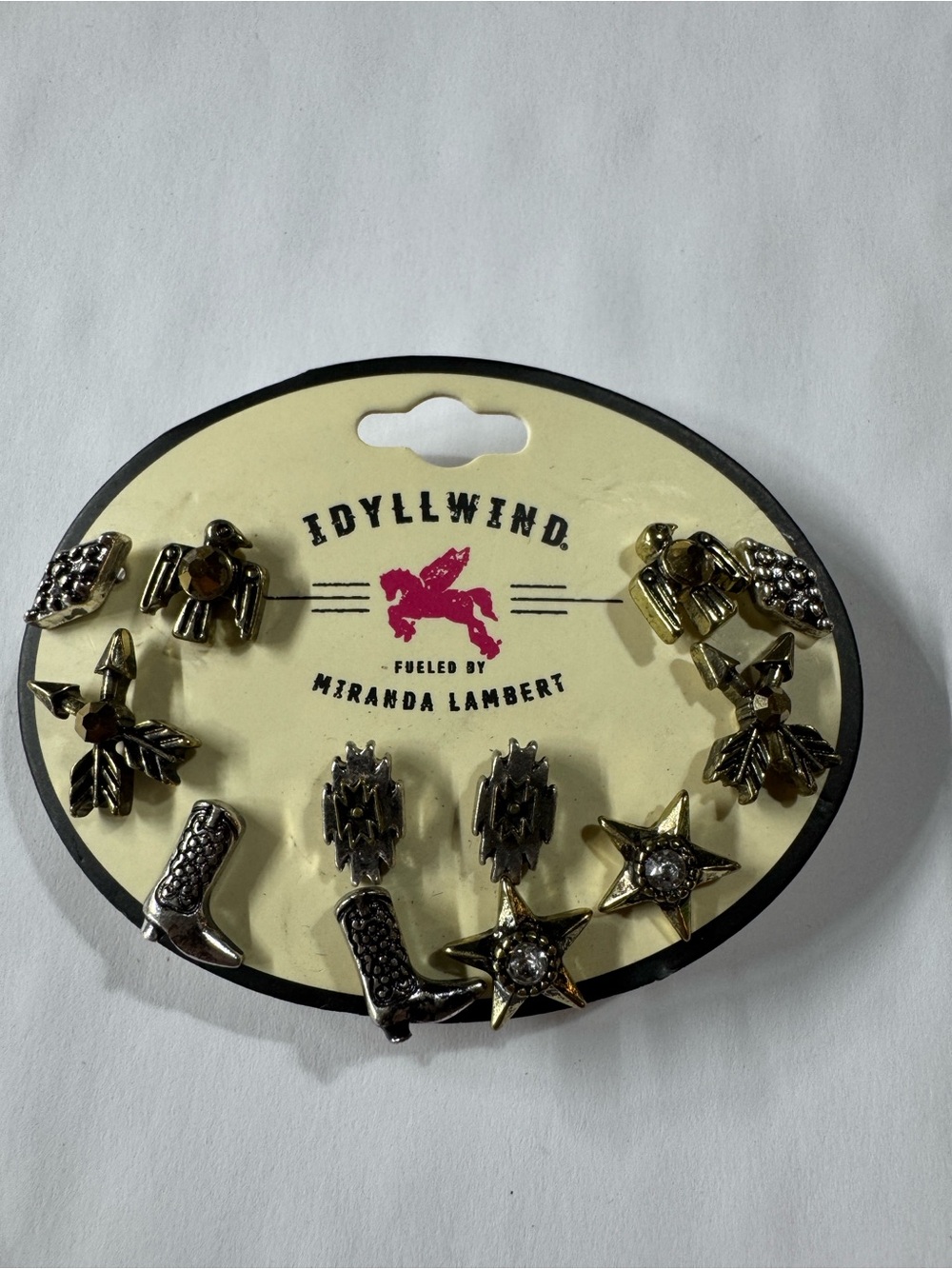 Idyllwind Mixed Metal Western Stud Earring Set - Gold & Silver
